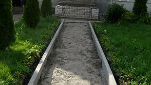 Монтаж бордюров